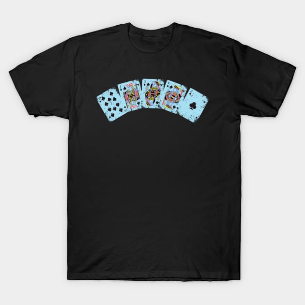 Royal Flush Casino T-Shirt by CrissWild